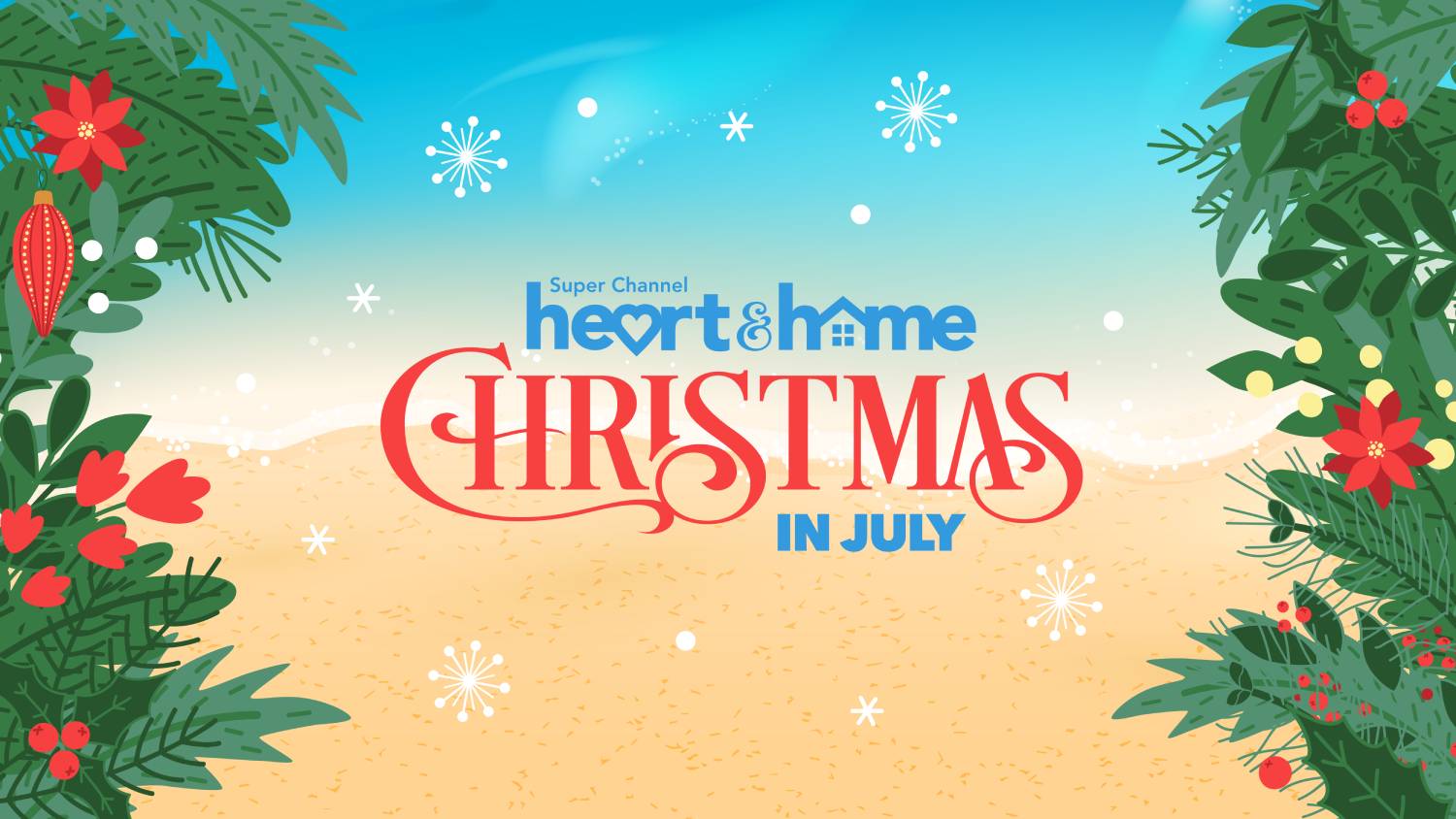 Christmas in July Background Image