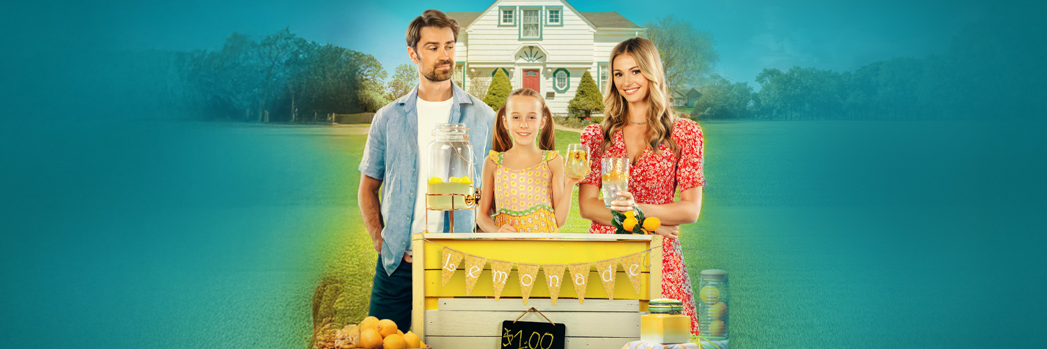 Lemonade Stand Romance Background Image
